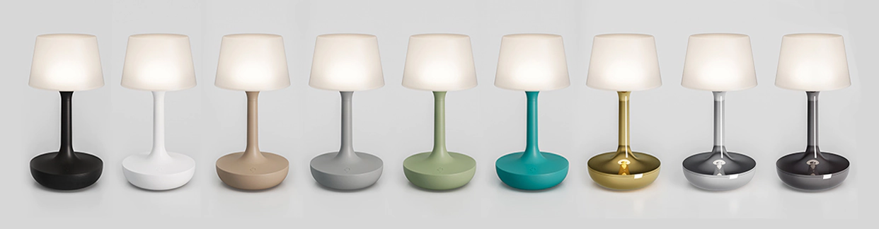 Nouveauté: GINN – Lampe de table rechargeable RGBW