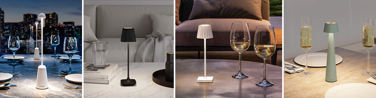 Lampes rechargeables peu encombrantes