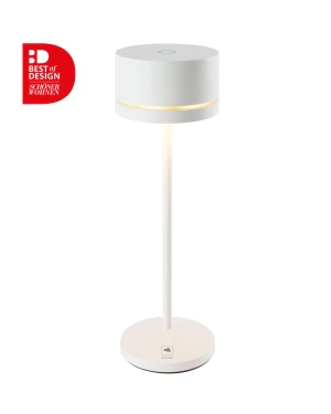 MONZA - White, rechargeable table lamp