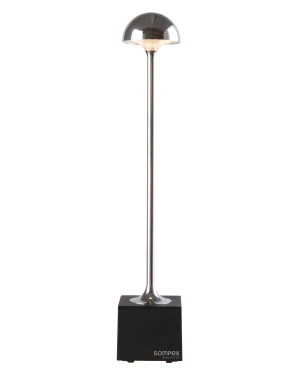 FLORA - Outdoor table lamp, chrome