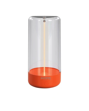 PULSE - Neon orange, rechargeable table lamp