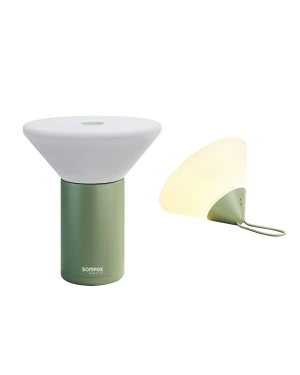 MIKONO - vert olive, Lampe de table à accu suspendue