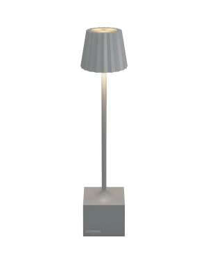 DENNIS - grey, rechargeable table lamp