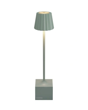 DENNIS - vert olive, lampe de table à accu