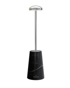 SIENA - Black chrome, battery-powered table lamp