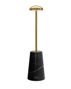 SIENA - Black and gold, battery-powered table lamp