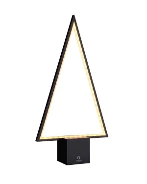 PINE 2.0 - noir, lampe de table à accu