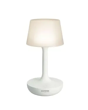 GINN - blanc, lampe de table rechargeable RGBW