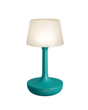 GINN - turquoise, RGBW oplaadbare tafellamp