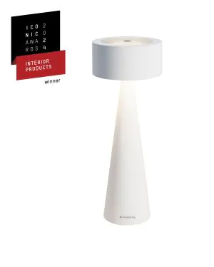 ELODY - blanc, lampe de table à accu