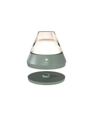 SALERNO - vert olive, lampe de table à accumulateur RGB