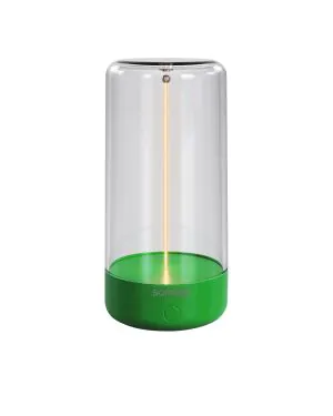 PULSE - Néon vert, lampe de table à accu