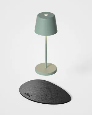 MONACO - olive green, rechargeable table lamp